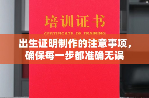 郁南出生证明制作的注意事项，确保每一步都准确无误