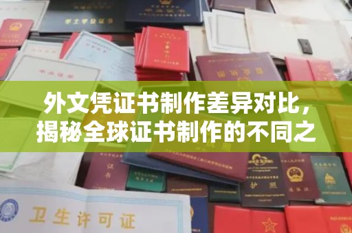 郁南外文凭证书制作差异对比，揭秘全球证书制作的不同之处