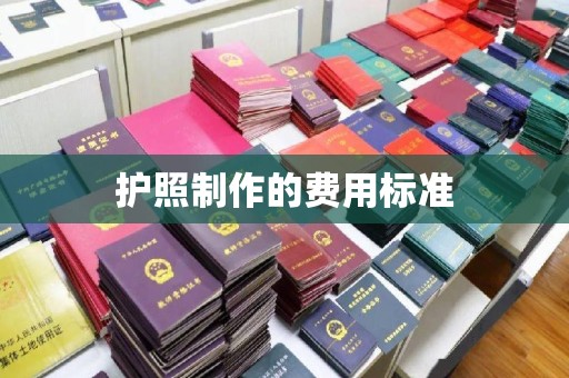 郁南护照制作的费用标准