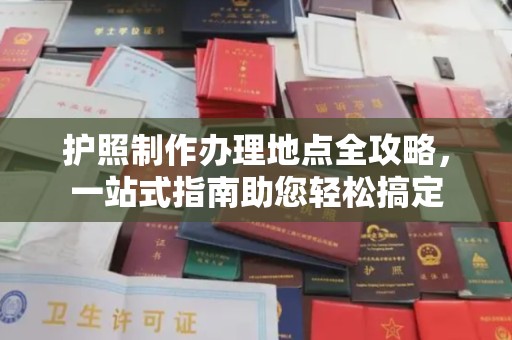 郁南护照制作办理地点全攻略，一站式指南助您轻松搞定